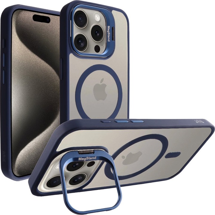 Husa telefon Idol 1991 Magstand TPU transparenta albastru 6.1"