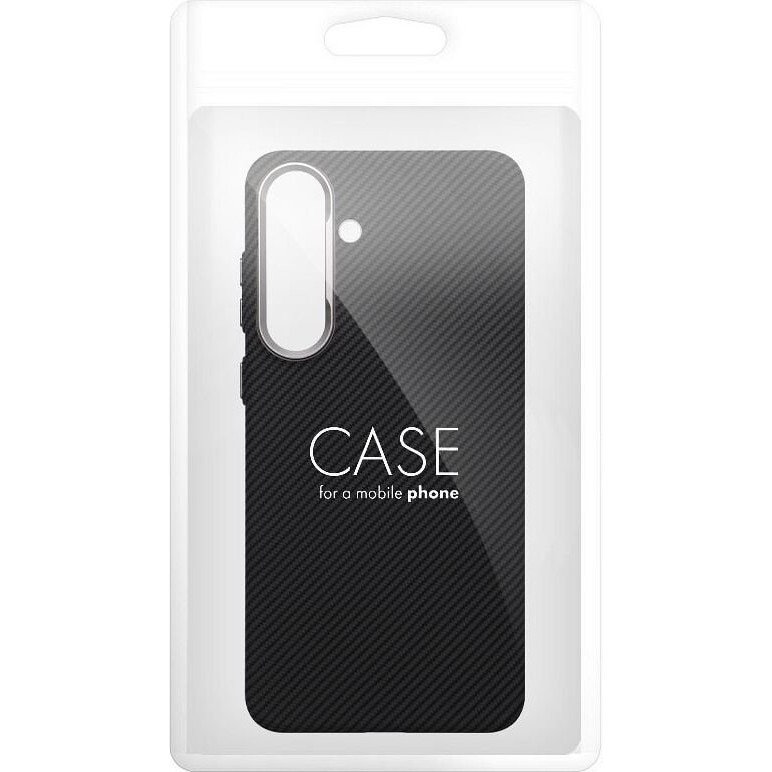Husa/Carcasa Kevlar pentru Samsung A56, compatibila MagSafe, suprafata texturata, rezistenta la zgarieturi, profil slim, Negru