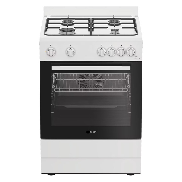 Aragaz Indesit I6G5KCW gaz alb 60cm