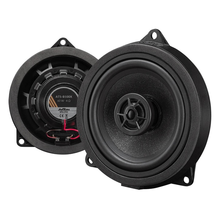 Set difuzoare OEM Fit BMW AXTON ATS-B100X, coaxiale, 2 cai, 10 cm, 60W RMS