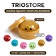 Squishy Dumpling TrioStore® Glitter, Jucarie Antistres Kawaii cu Sclipici, Squishy Bao Multicolor Random, Jucarie Squishy Copii, Dumpling Squishy Glitter Moale, Squishy Cute Pentru Relaxare, Jucarie Senzoriala, 1 Bucata, 10 cm