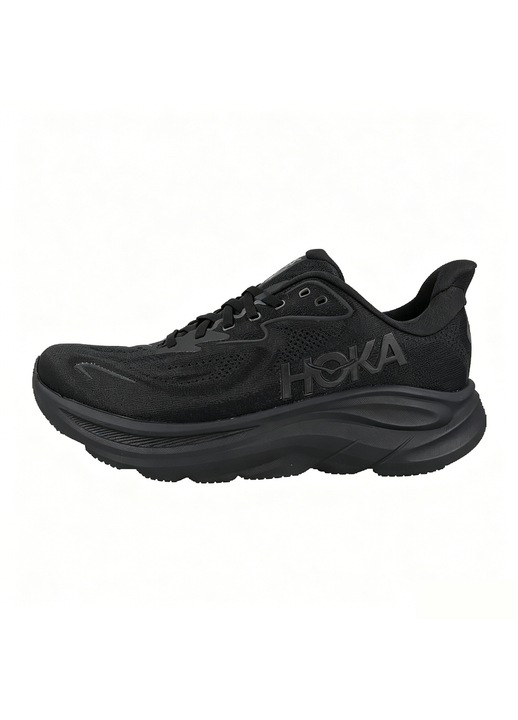 Мъжки спортни обувки Hoka Clifton 10, черни, дишащи и абсорбиращи удари, подходящи за бягане и дейности на открито, Черен