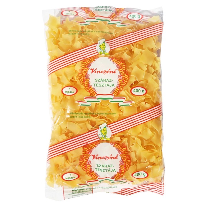 Vinczéné 4 tojásos Fodroskocka tészta, 400 g