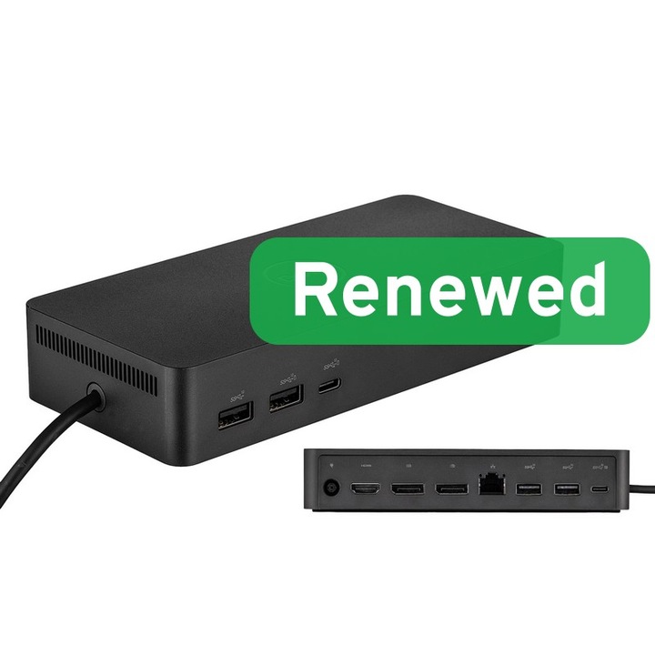 Statie de andocare Dell Renewed UD22 130W, folosita, inclusa sursa de alimentare
