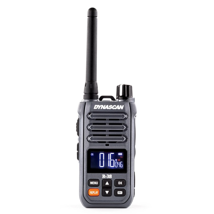 PMR hordozható rádióállomás Dynascan R-38 446MHz, 0.5W, 16CH