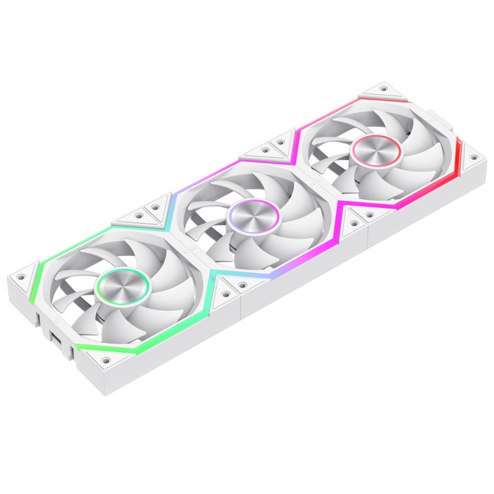 Вентилатор за компютър Gamemax FN12A-N2 WL-W бял