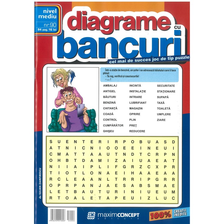 Diagrame cu bancuri 90 - nivel mediu, editura Maxim Concept