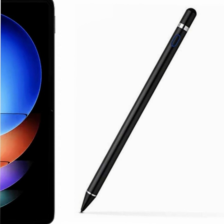 Aktív stylus, Junweier, Xiaomi Pad 6S Pro, 12.4 inch, 4096 nyomásszint, elektromágneses, beépített akkumulátorral, Bluetooth nélkül, piros, kesztyűvel, anyag
