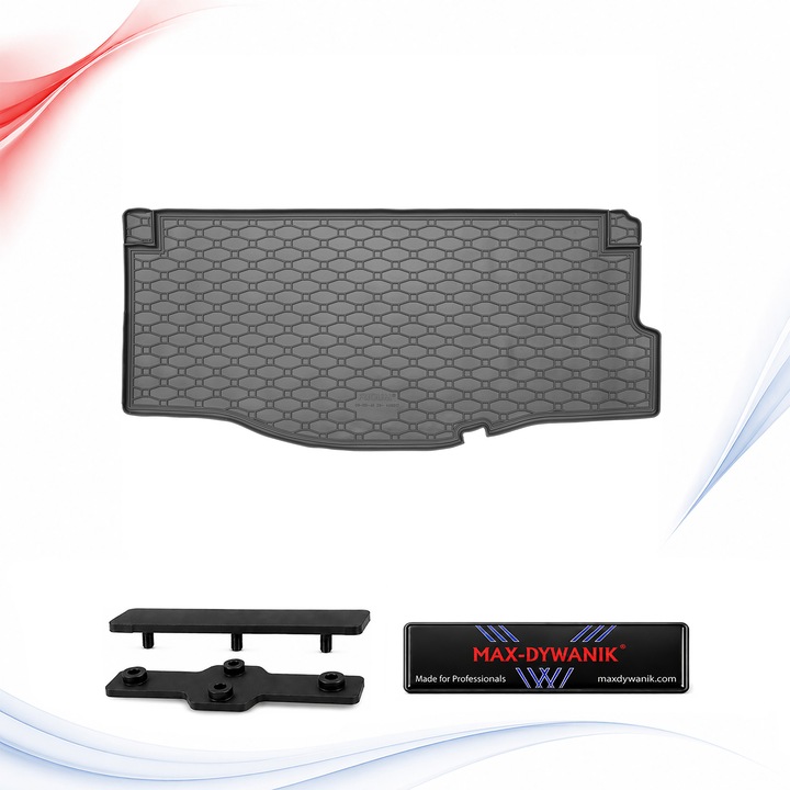Honda Jazz V/Jazz Crosstar V Hatchback 2020-prezent (HEV / cu subwoofer) Covoras / saltea / insertie pentru portbagaj – Culoare: negru