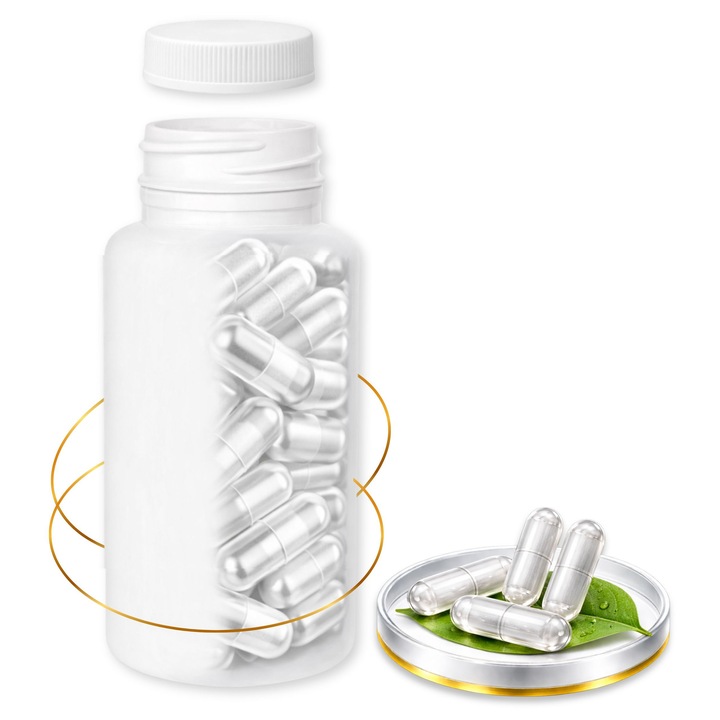 Kapszula szett VEGE 3 Lipharmis 250 db fehér 15,7x5,28mm PET üveg 400ml fehér