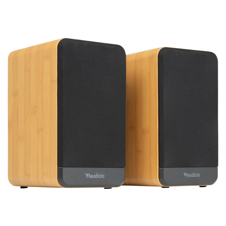Audizio BS10 polchangfal pár- Aktív hangfalpár, 80W – Bambusz