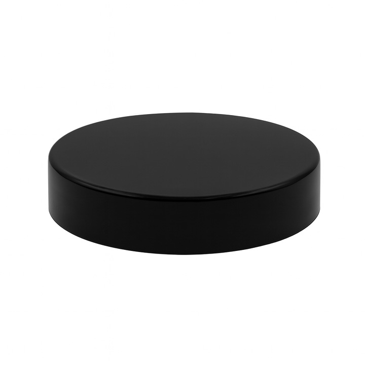 Kupak 70mm Lipharmis fekete öntapadó tömítéssel, PP