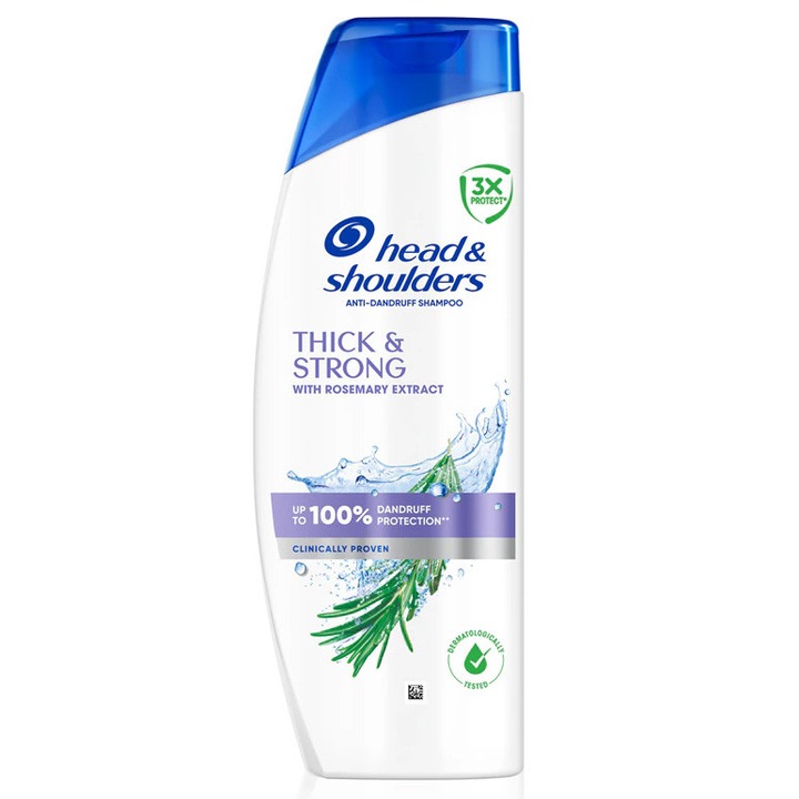 Head&Shoulders Sampon 400ml, Thick & Strong