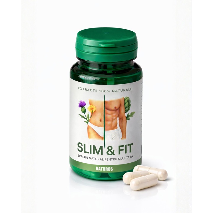 SLIM & FIT – 30 Capsule pentru Slabit si Reducerea Poftei de Mancare