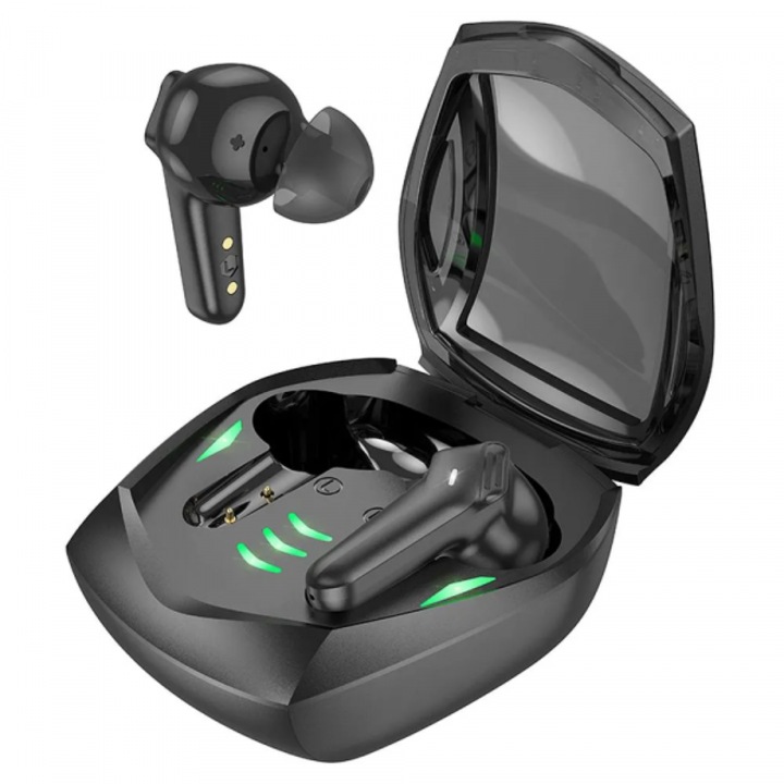 Casti Handsfree, Bluetooth, HOCO EW28, TWS, Negru