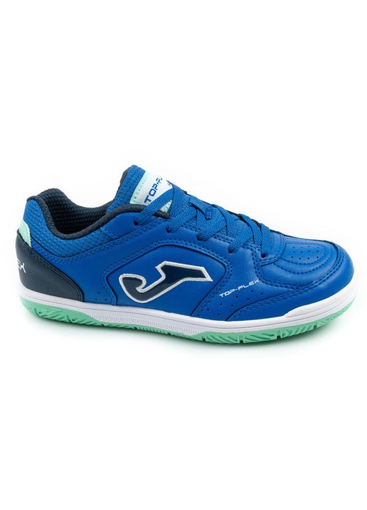 Joma – pantofi sport de fotbal Top Flex 2604 pentru sala, pentru copii, albastra, Albastru