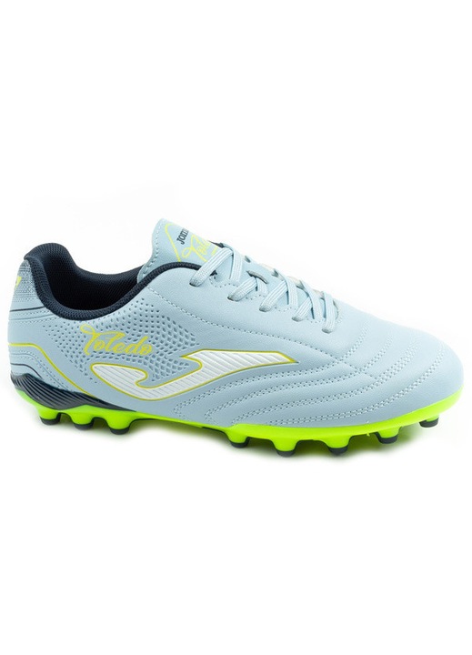 Pantofi de fotbal Joma cu crampoane pentru copii Toledo JR 2605, pentru gazon natural si terenuri Orlik, Gri