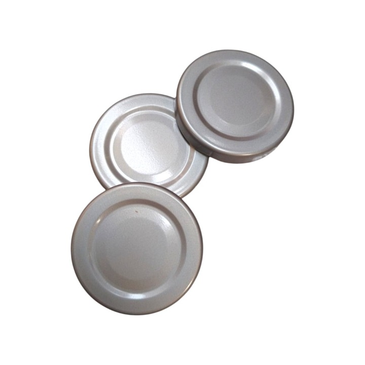 Set 50 capace metalice cu filet pentru borcane, FI 48 mm, diverse culori