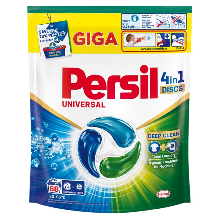 Persil Mosókapszula Regular 68 db - univerzális tisztítás