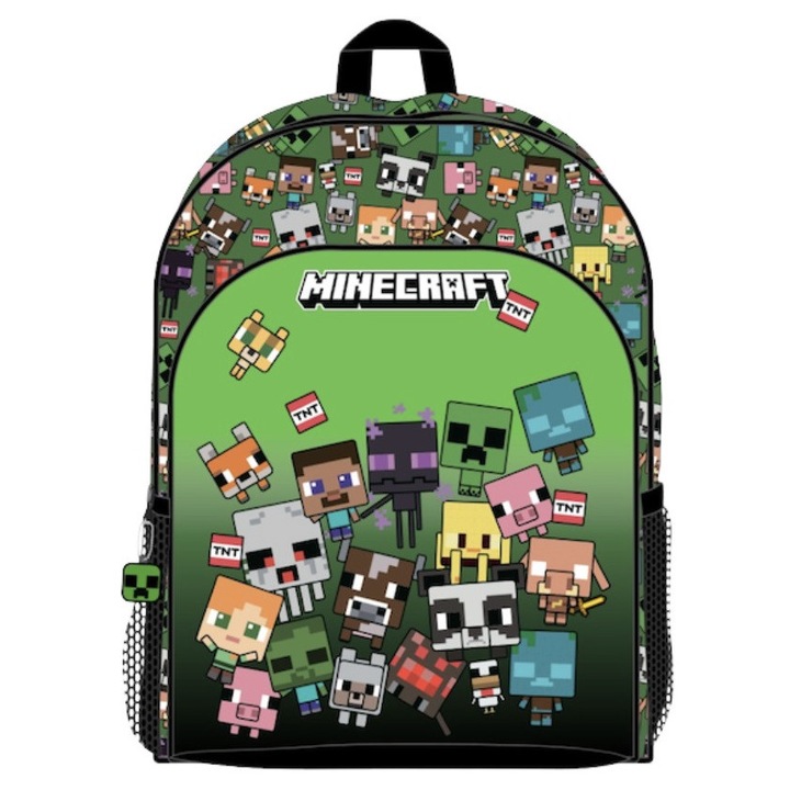 Minecraft Lot of Characters iskolatáska, táska 40 cm