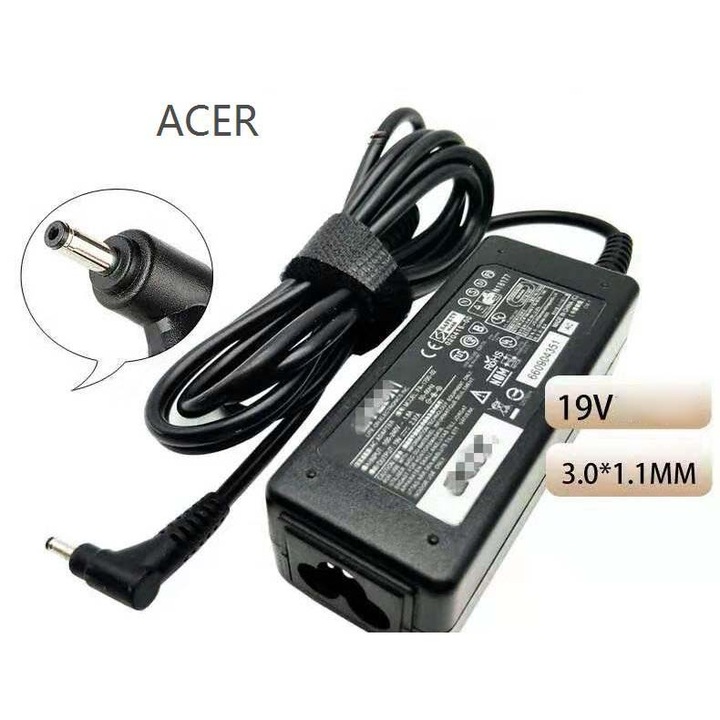 Acer laptop töltő 19V 4.74A 3.0*1.1mm 90 watt Digital One LSSS04043 – 285534, 19V, 4.74A