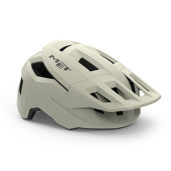 Kask rowerowy MET Shelter czerwony Culoare: Bej Dimensiune: L