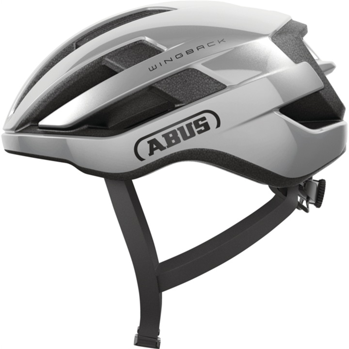 Kask rowerowy Abus WingBack srebrny Culoare: Argint Dimensiune: L