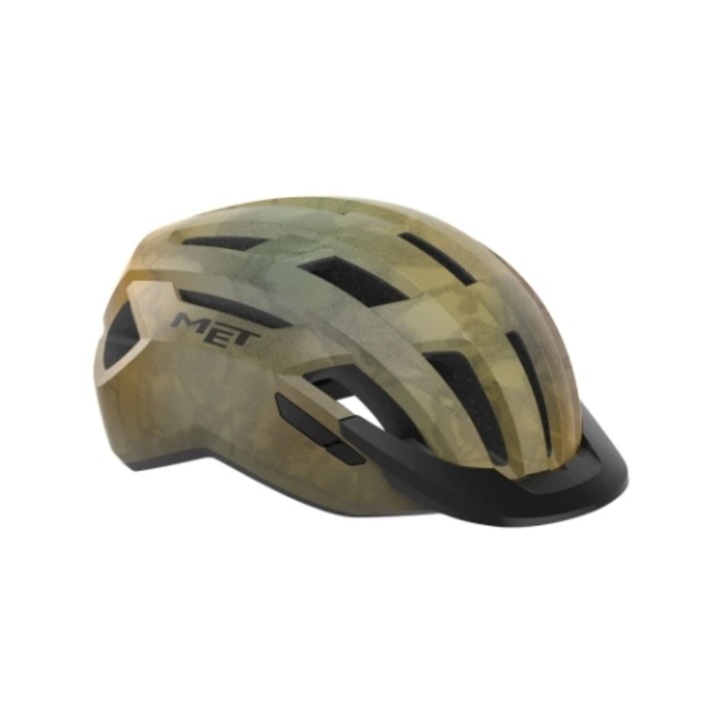 Kask rowerowy MET Allroad MIPS Wander pomarańczowy Culoare: Zielony mat Dimensiune: M