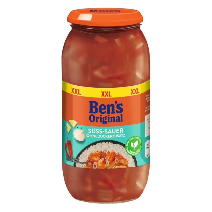 Ben's Original Sos dulce-acrisor fara zahar adaugat 655g