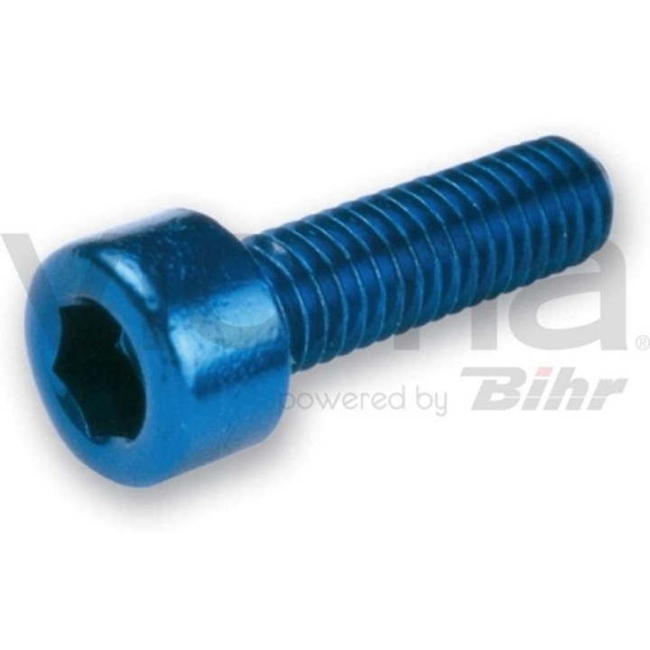 Surub cu cap cilindric hexagonal auto M8x25 rosu set 6 bucati