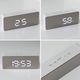 Statie Meteo cu Ceas Oglinda & LED 14.5x4x8cm