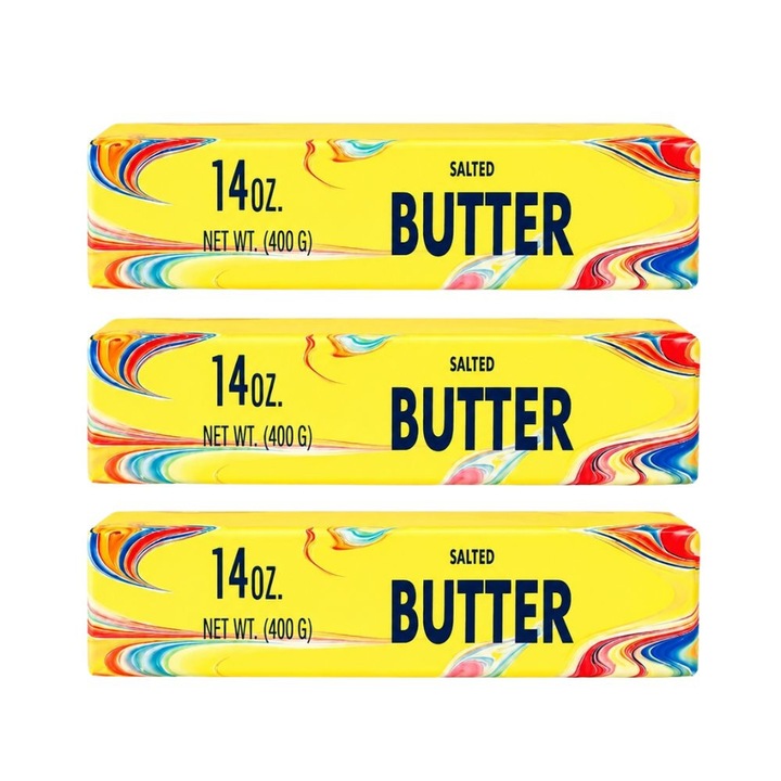 Комплект от 3 Squishy Butter 23 см, Антистрес, Бавно Издигане от PU, Ултра Мека Текстура, Лек Аромат, Преносима Fidget Играчка за Деца и Възрастни, Сензорна Релаксация, Забавен Подарък, Цветна Декорация за Офис, Marble, Светло Жълт