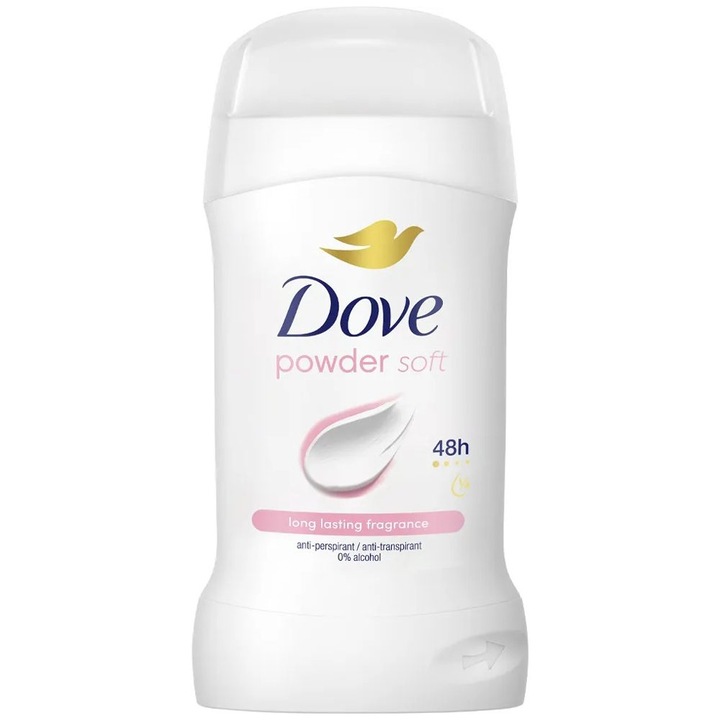Стик против изпотяване, DOVE, Powder Soft, 50 ml