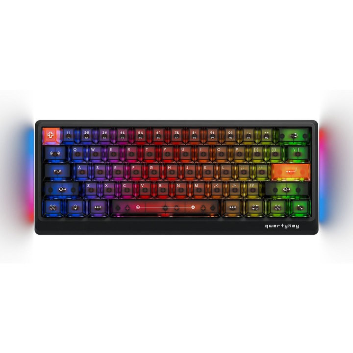 QK61 HE Phantom Neagra – Tastatura Mecanica Gaming Hall Effect, Rapid Trigger, RGB, Switch-uri Magnetice, Snap Tap