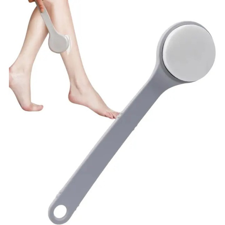 Aplicator pentru spate, multifunctional, gri, ergonomic, usor de curatat