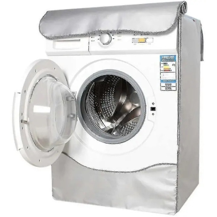 Husa masina de spalat, impermeabila, cu fermoar, 55-60x60x85 cm, culoare imagine