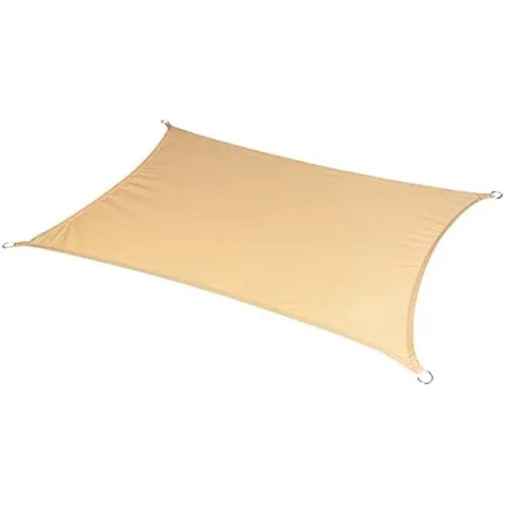 Устойчива слънцезащитна тента, 2x3м, каки, UV защита 98%