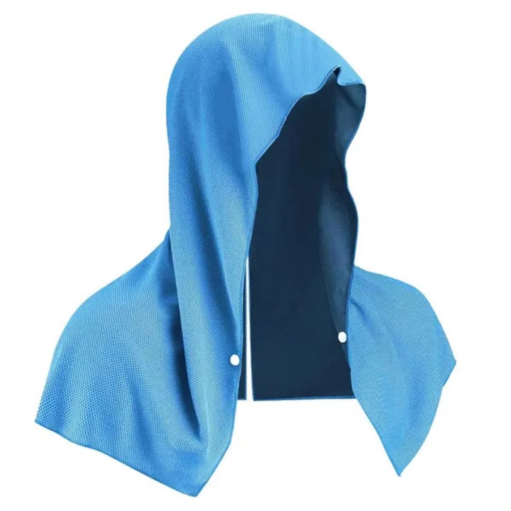 Prosop racoritor reutilizabil cu gluga, protectie UV, unisex, marime universala
