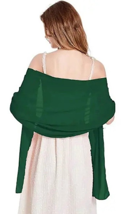 Esarfa de protectie solara, dreptunghiulara, respirabila, verde, 70x180cm