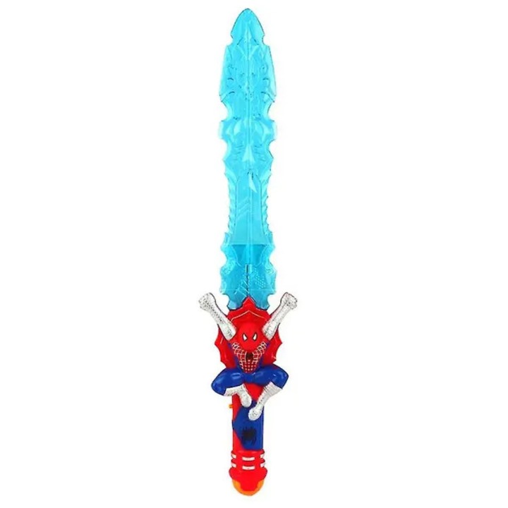 Sabie jucarie Spiderman emag-FYN-K0206-260821-1896, cu lumini LED si sunet, multicolor