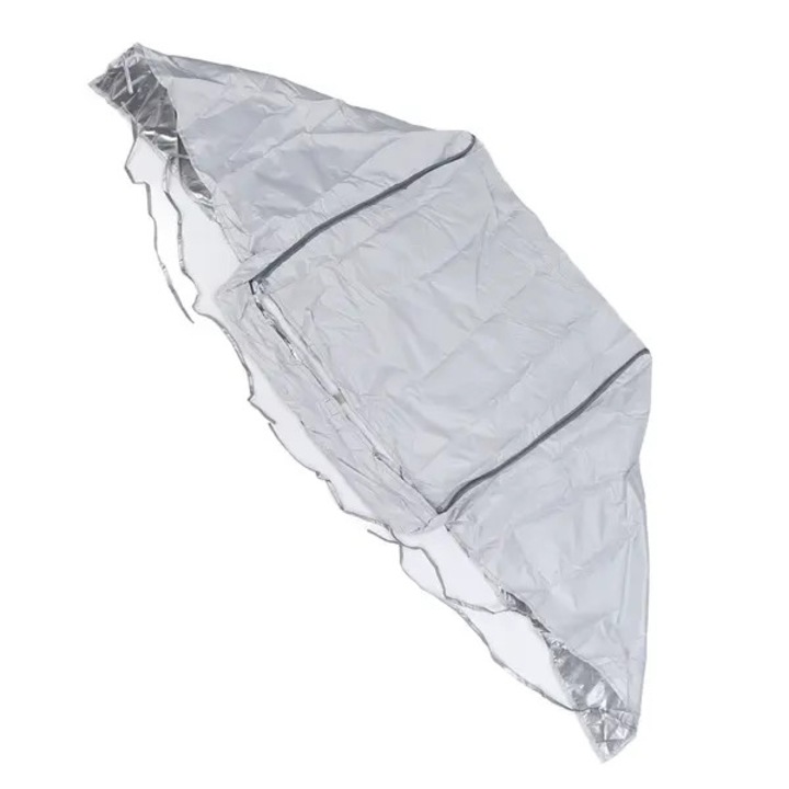Husa protectie masina de spalat, impermeabila, argintiu, 74x71x101cm