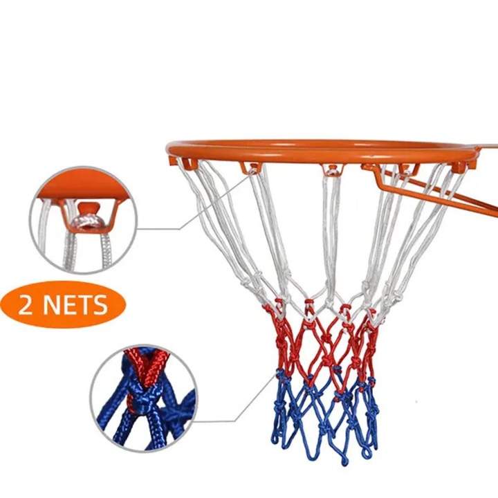 Set 2 plase baschet 12 bucle, poliester, multicolor, 50x5cm