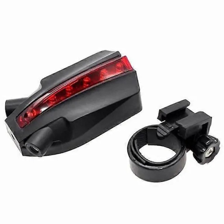 Lumina spate bicicleta laser si LED rosu 8x4x2.2cm set