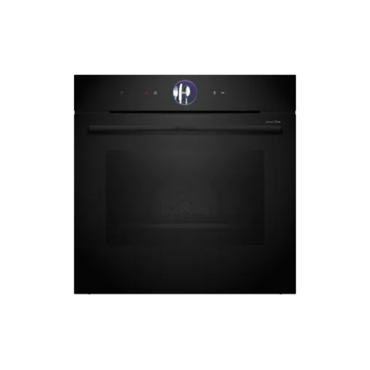 Cuptor incorporabil Bosch Seria 8, 71 l, Air Fry, PerfectRoast Plus, Home Connect, TFT Touch Display Plus, EcoClean Direct, Clasa A+, Negru