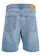 Jack & Jones Plus Мъжки къси дънкови панталони големи размери, с висока талия, от памук, Relaxed Fit, Tony, Черен, Светлосин