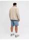 Jack & Jones Plus Мъжки къси дънкови панталони големи размери, с висока талия, от памук, Relaxed Fit, Tony, Черен, Светлосин