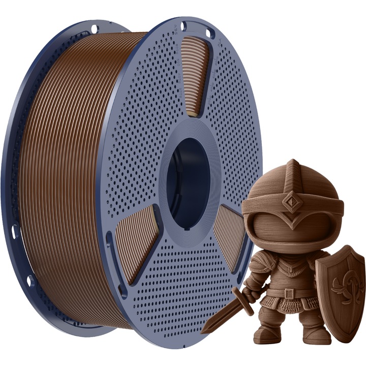 Filament, Sunlu PLA+ 2.0, 1kg, kávébarna, 3D nyomtatóhoz