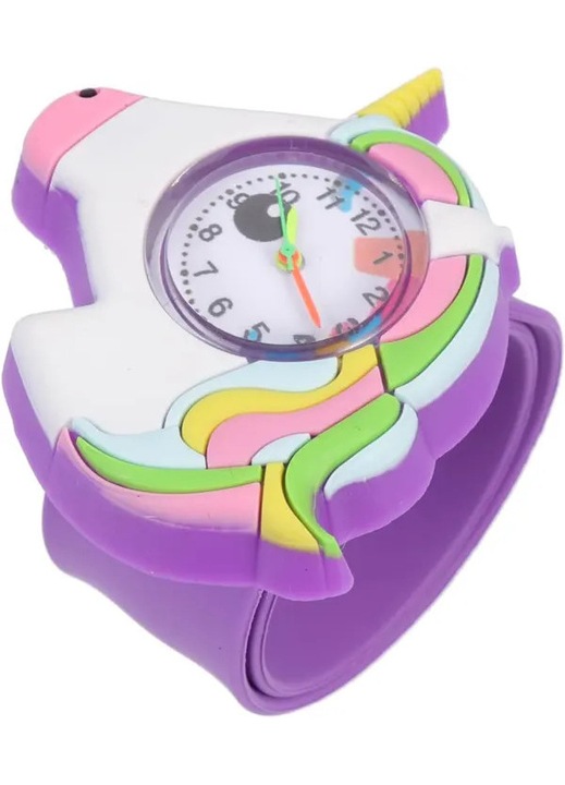 Gyermekóra unikornis többszínű szilikon 22cm