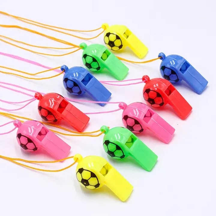 Set 10 fluier VM fotbal petrecere multicolor