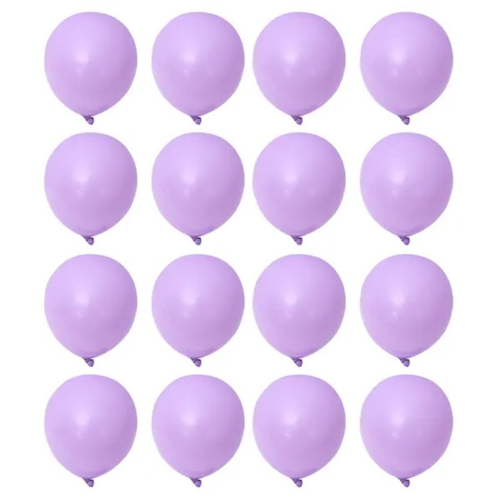 Vastag latex lufik, 12 hüvelyk, macaron lila, 40 darabos szett